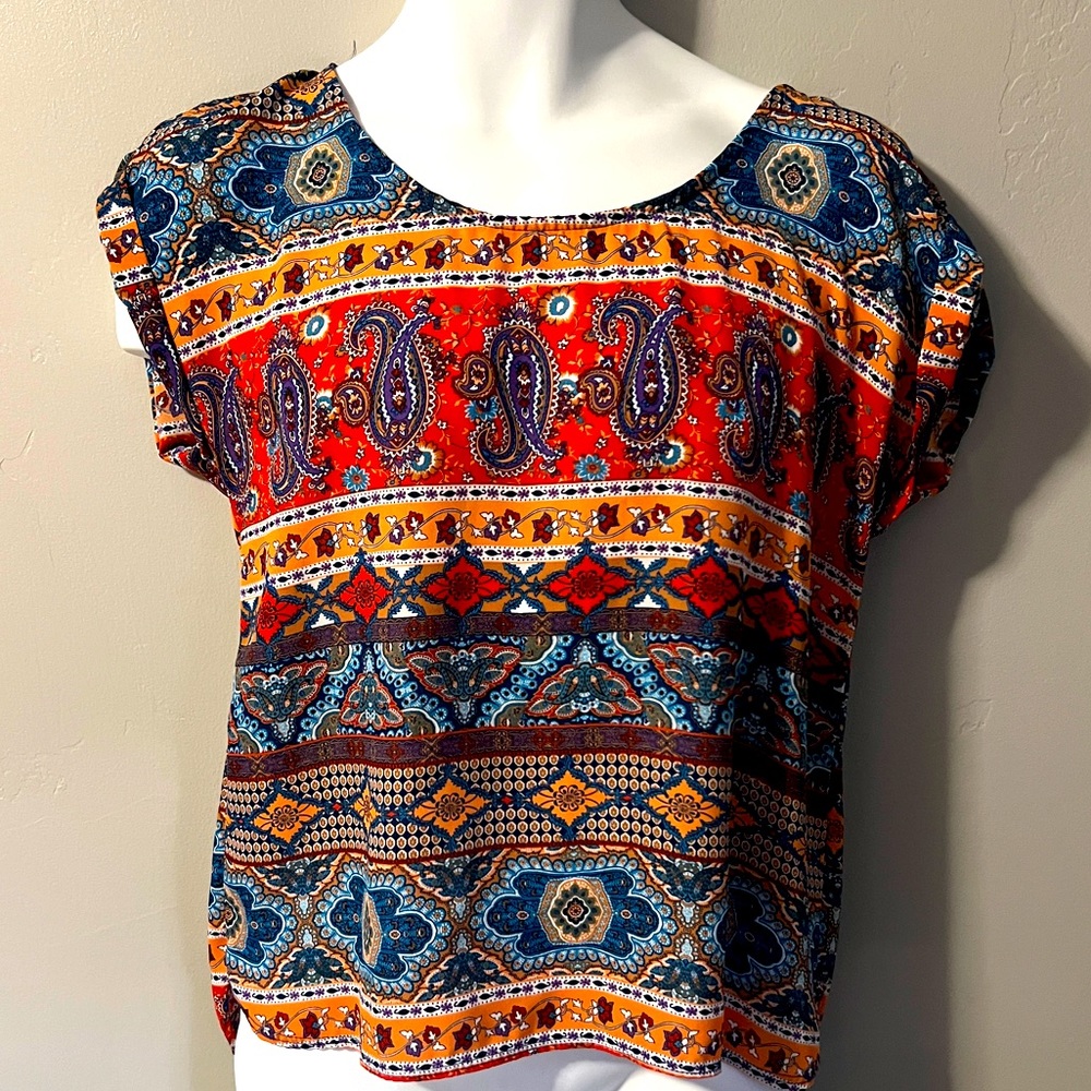 Pink Rose | Boho Blouse | Medium